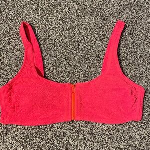 Bright Coral Bikini Top Xhilaration